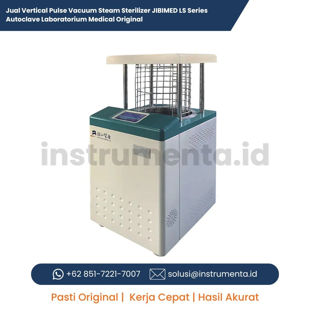 Jual Vertical Pulse Vacuum Steam Sterilizer JIBIMED LS Series Autoclave Laboratorium Medical Original